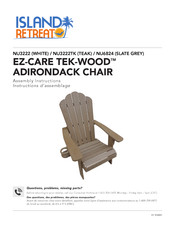 ISLAND RETREAT EZ-CARE TEK-WOOD NU3222TK Instructions D'assemblage