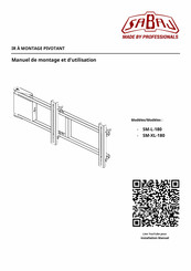 Sabaj SM-XL-180 Manuel De Montage Et D'utilisation