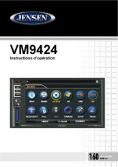 Jensen VM9424 Instructions D'opération