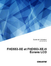 Christie FHD553-XE Guide De L'utilisateur