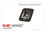 D-JIX M595BT Manuel D'utilisation