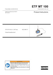 Atlas Copco 8432 0800 15 Notice D'utilisation Du Produit