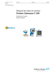 Endress+Hauser Proline Cubemass C 500 Manuel De Mise En Service