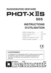 Belmont PHOT-XIIS 505 Instructions D'utilisation