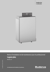 Buderus Logano plus KB195i-15 Notice D'installation Et De Maintenance