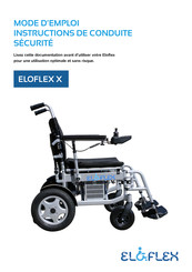 Eloflex X Mode D'emploi