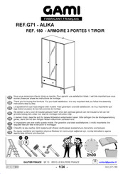 Gautier ALIKA 180 Instructions De Montage