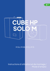 Van Marcke Cube HP Solo M 15 Instructions D'utilisation Et De Montage