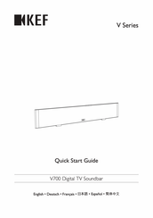 KEF V700 Guide De Mise En Oeuvre