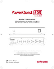 AudioQuest PowerQuest 505 Manuel De L'utilisateur