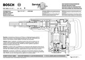 Bosch SDS MAX EW 0 611 317 7 Serie Instructions De Réparation