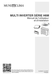 mundoclima MUEX-18-H6.2 Manuel De L'utilisateur Et D'installation