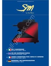 La San Marco 95 Serie Manuel D'instructions Pour L'utilisation Et L'entretien