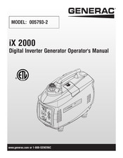 Generac iX 2000 Manuel D'utilisation