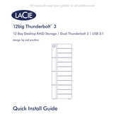 LaCie 12big Thunderbolt 3 Guide Demarrage Rapide