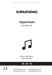 Grundig Music 5000 DAB+ Mode D'emploi