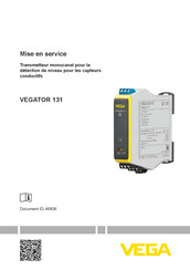 Vega VEGATOR 131 Mise En Service