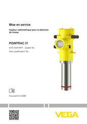 Vega POINTRAC 31 Mise En Service