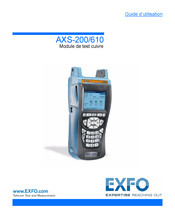 EXFO AXS-200/610 Guide D'utilisation