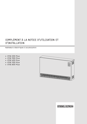 Stiebel Eltron ETSE 600 Plus Notice D'utilisation Et D'installation