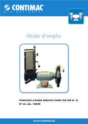 Contimac CSM 200 W Mode D'emploi