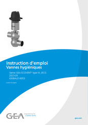 GEA ECOVENT W /ECO Serie Instructions D'emploi