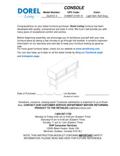 DOREL Living DL8747-3 Instructions D'installation