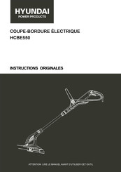 Hyundai HCBE550 Instructions Originales