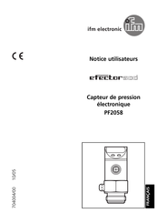 IFM Electronic efector500 PF2058 Notice Utilisateurs