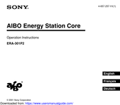 Sony AIBO ERA-301P2 Mode D'emploi