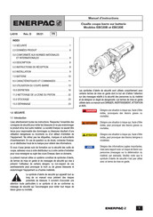 Enerpac EBC20E Manuel D'instructions