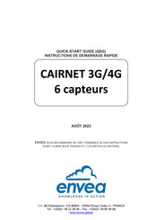 envea CAIRNET 3G Instructions De Démarrage Rapide