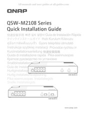 QNAP QSW-M2108 Serie Guide D'installation Rapide