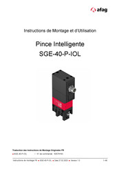 Afag SGE-40-P-IOL Instructions De Montage Et D'utilisation