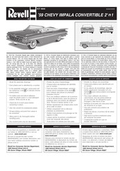 REVELL '59 CHEVY IMPALA Instructions D'installation