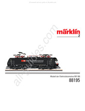marklin 88195 Mode D'emploi