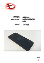 Samsung GALAXY XCOVER 4 Mode D'emploi