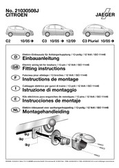 Jaeger 21030508J Instructions De Montage