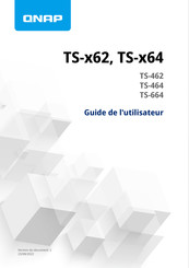 QNAP TS-62 Série Guide De L'utilisateur