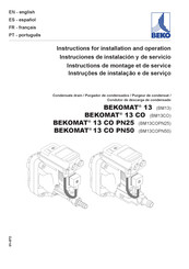 Beko BM13COPN50 Instructions De Montage Et De Service
