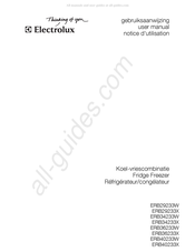 Electrolux ERB36233W Notice D'utilisation