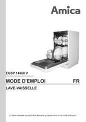 Amica EGSP 14668 V Mode D'emploi