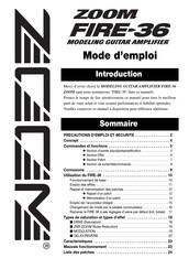 Zoom FIRE-36 Mode D'emploi