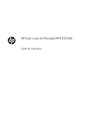 HP E57540 Guide De L'utilisateur