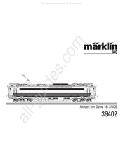 marklin 39402 Mode D'emploi