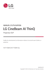 LG HU715QW Manuel D'utilisation