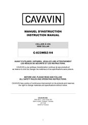 Cavavin C-023WDZ-V4 Manuel D'instructions