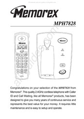 Memorex MPH7828 Mode D'emploi