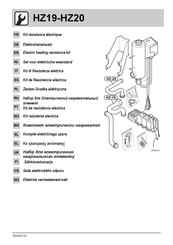 De Dietrich HZ19-HZ20 Mode D'emploi