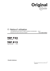 Original inside TOP 812 Notice D'utilisation